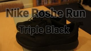 Nike Roshe Run/One Triple Black | Review