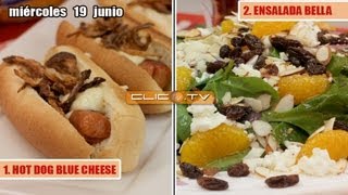 1.HOT DOG BLUE CHEESE  2.ENSALADA BELLA