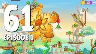 Angry Birds Stella Level 61 Giant Gold Flower Walkthrough | Branch Out | Episode 1