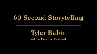 Live from 99U: 60 Second Storytelling Live with Tyler Babin