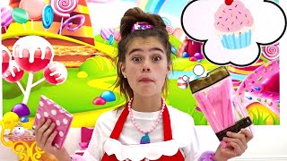 Nastya and Artem pretend play selling Ice cream