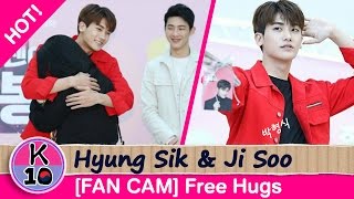 ❤ [Fancam] Park Hyung Sik&Ji Soo Free Hugs "Strong Woman Bo Bong Soon"