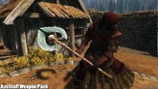 Skyrim Mod Spotlight: Axestaff Weapon Pack