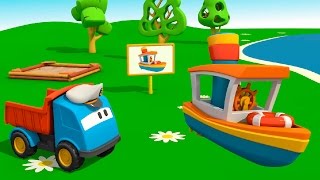 Мультфильмы про машинки: Грузовичок Лева и Кораблик