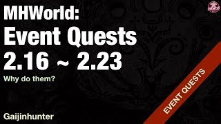 Monster Hunter World: Event Quests [2/16 - 2/23]