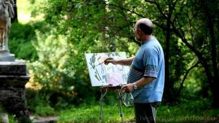 Футаж художник. Painter