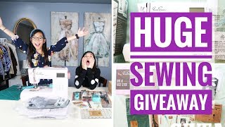 A HUGE SEWING GIVEAWAY : 6 WINNERS! | DIY/REFASHION/SEW