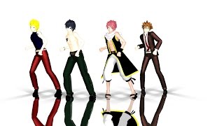 [MMD] Fairy Tail Boys Numa Numa [Fairy Tail]