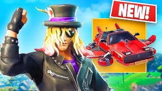 NEW Epic Stage Slayer Skin & LEGENDARY Flying Car! *Pro Fortnite Player* // 1,450 Wins // (Fortnite)