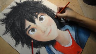 Speed Drawing: Hiro Hamada (Big Hero 6) | Diana Díaz
