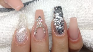 How To Nude Nails // Coffin Ballerina Nail Shape