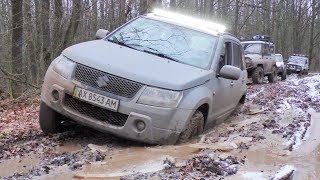 SUZUKI GRAND VITARA vs UAZ vs NIVA [MUD OFF Road]