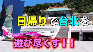 【海外旅行、日帰りで。】日帰り台湾はどれだけ楽しめるか、検証してみた。[日帰り台湾旅行 旅行編]