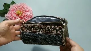 ?Как связать сумочку из бисера МК 1 часть?