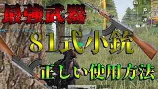 【荒野行動】誰でも無双！最強武器81式小銃で暴れる！【おすすめ武器】