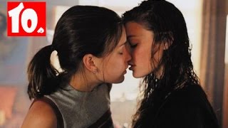 Top 10 Awesome Lesbian Kisses of Celebrities