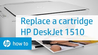 Replacing a Cartridge on the HP Deskjet 1510 All-in-One Printer | HP Deskjet | HP