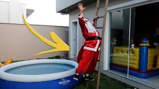 NOVELINHA: PAPAI NOEL CAIU DA ESCADA