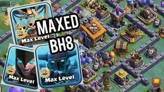 GAMEPLAY OF NEW "MAX BUILDERS HALL 8" BASE! - Clash Of Clans ALL MAX UPGRADES LEAKED + MAXED TROOP !