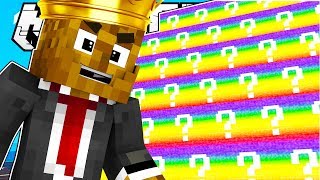 Minecraft KING OF THE HILL RAINBOW LUCKY BLOCK BATTLE MODDED MINIGAME! | Minecraft Mod Challenge