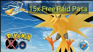 Zapdos Day Timing, How to get Free 15 Raid Passes and Update on 3 Strikes by Niantic