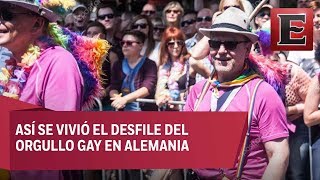 Multitudinario desfile de orgullo lésbico-gay en Alemania