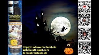 Halloween Samhain Sorcière Rituel huiles bougies 2020