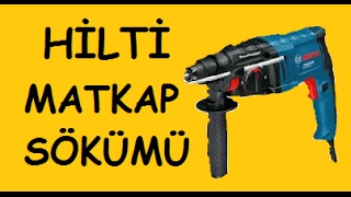 Darbeli Matkap Söküm Ve İnceleme-BOSCH GBH Kırıcı-Delici