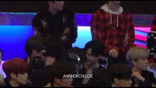 20171201 MAMA TAEMIN,KAI,HASUNGWOON Reaction to BTS Not Today