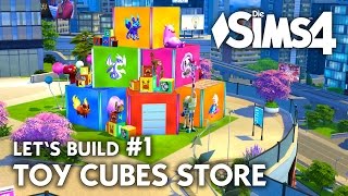 Die Sims 4 Kinder Spielwaren-Laden bauen | Toy Cubes #1 | Let's Build (deutsch)