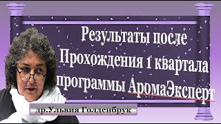 Результаты после прохождения 1 квартала программы АромаЭксперт.др.Ульвия Голденбрук #аромапсихология