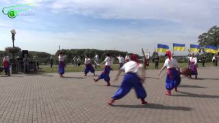 Виступ ансамблю "Сіверські клейноди". День Незалежності України у Чернігові