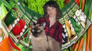 Cемена  на рассаду  ⁂ распаковка посылки с семенами ⁂ мурчание кошки ⁂ комнатные цветы