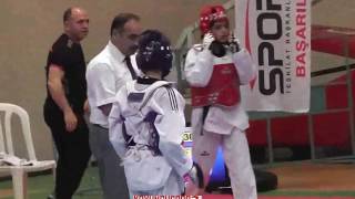 46kg Antalya vs Buşra Kester (2017 Turkish TKD Championships -21)