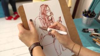 Уроки рисования от Art Metier. Как научиться рисовать фигуру человека поэтапно. Уроки рисования.