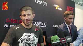 Рустам Хабилов слова после боя на UFC Moscow