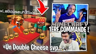Énorme commande de Lebouseuh dans mon McDonald's sur Minecraft !