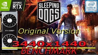 Sleeping Dogs (original version) - Benchmark - RTX 2080 ti - i9 9900k - Ultrawide 3440x1440