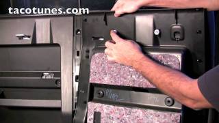 Tacoma Stereo Speakers Subwoofer Installation - Tear down process