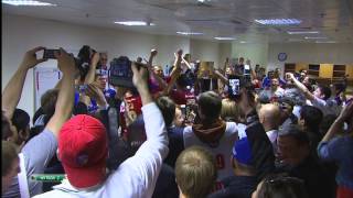 ЦСКА - Чемпион 2013/2014. Празднование в раздевалке