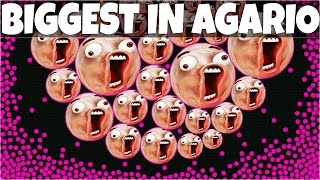 AGARIO Funny Moments | Dominating the server in Agar.io