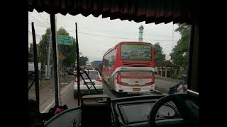 wani polah√Konvoi parwis Subur Jaya diikutin Mira 7157 dr Ngawi ke Sragen
