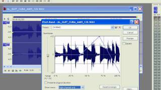 Sound Forge Pro 10. Pitch bend (31/46)
