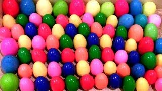 100 Super Surprise Eggs!!