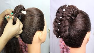 Beautiful Hairstyle for wedding/party || Easy haistyle for girls || hair style girl || hairstyles