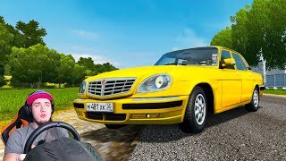 КУПИЛ ВОЛГУ 31105 для ТАКСИ - БЕШЕНЫЙ ТАКСИСТ CITY CAR DRIVING + РУЛЬ