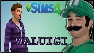 Los Sim4 Crea tu Sims Demo - Waluigi