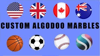How To Make Custom Marbles in Algodoo / Algodoo basics