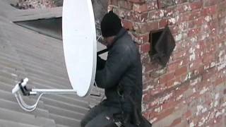 Установка спутниковой антенны (часть 6) www.dvbt2.dp.ua