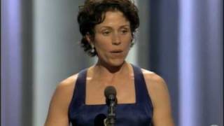 Frances McDormand winning Best Actress